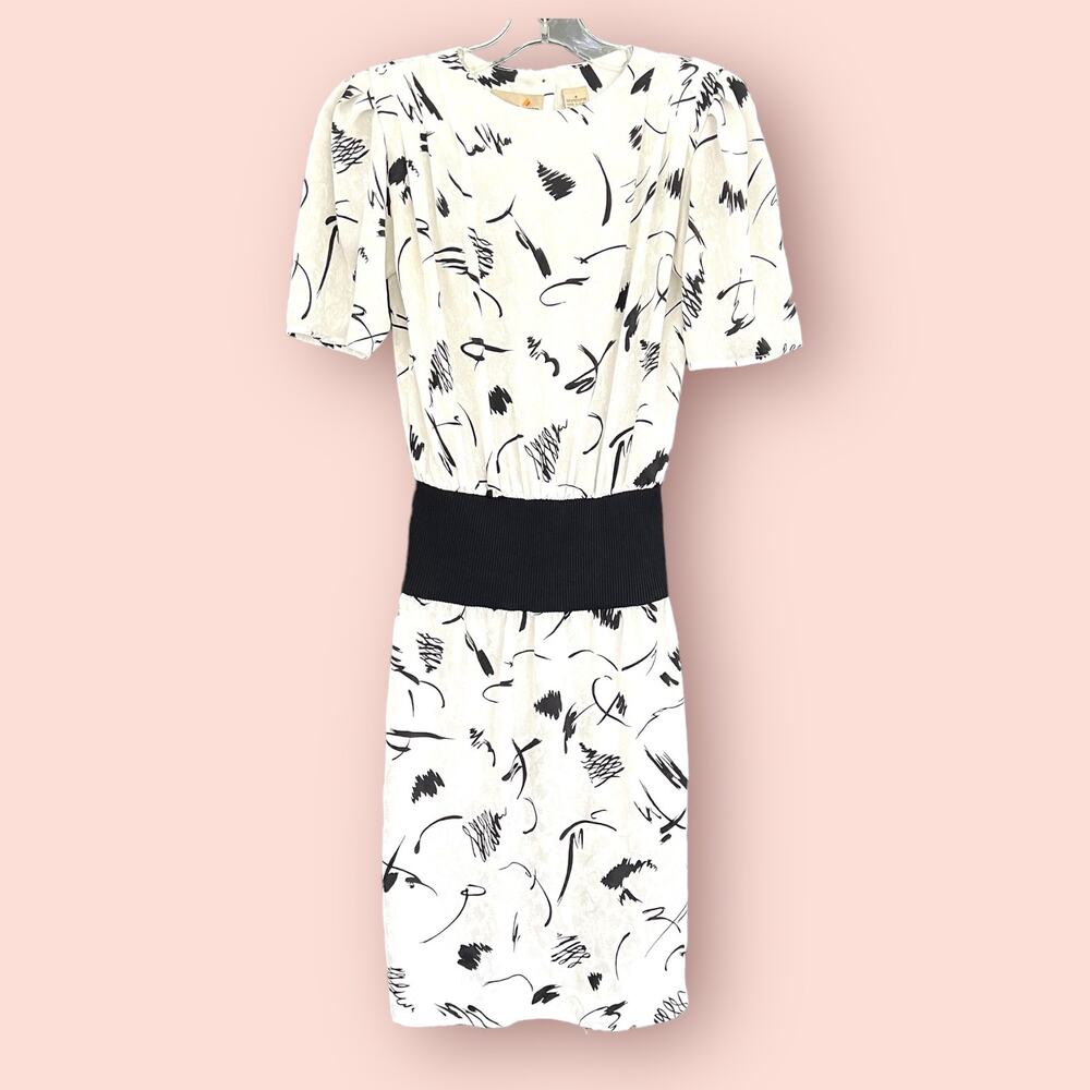 Liz Claiborne vintage women’s 70’s Geometric print midi dress